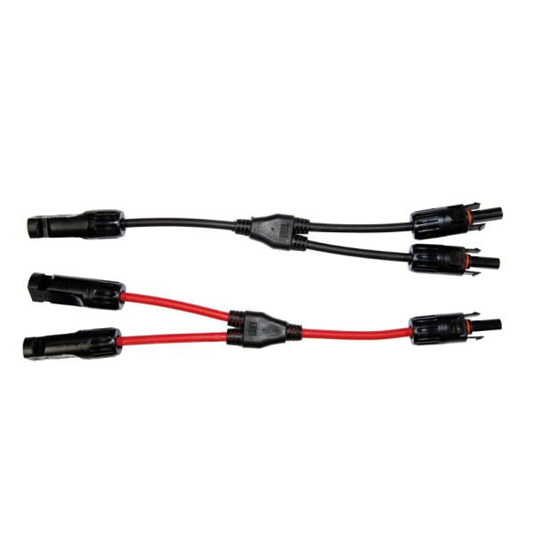 Solarverbindungskabel-Set Spannungsbelastbar bis 600V , 4 mm2