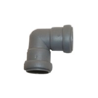 Winkel-Stück 90° PP grau Winkel-Stück 90° PP grau