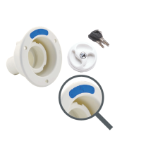 Einfüllstutzen schließbar kurz weiß Einfüllstutzen schließbar kurz weiß