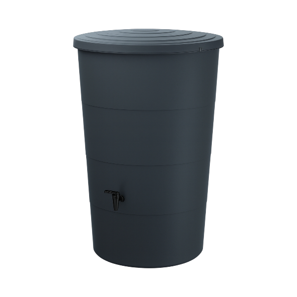 Regentonne Logos grau Kunststoff 200 Liter Fassungsvermögen