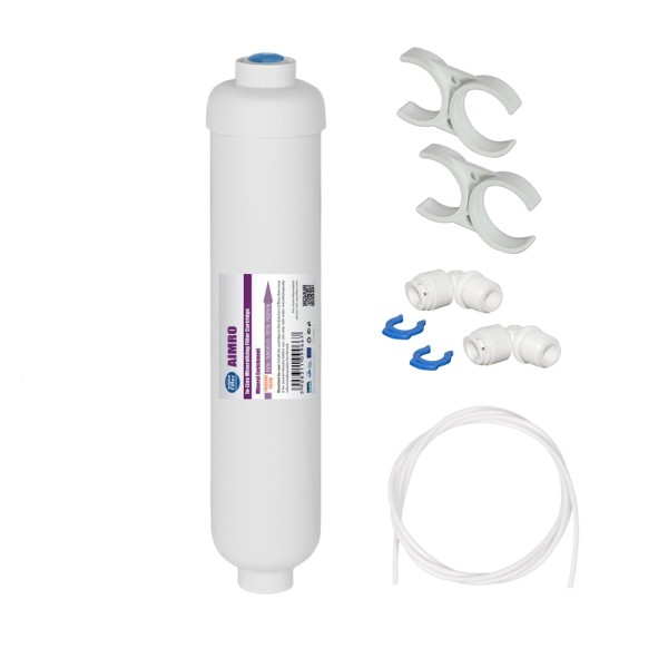 2' Mineralnachfilter weiss 1/4' IG inkl. Montagematerial