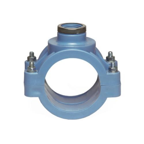 PP Anbohrschelle mit Verstärkung PN 16 (blau) 40 x 1'