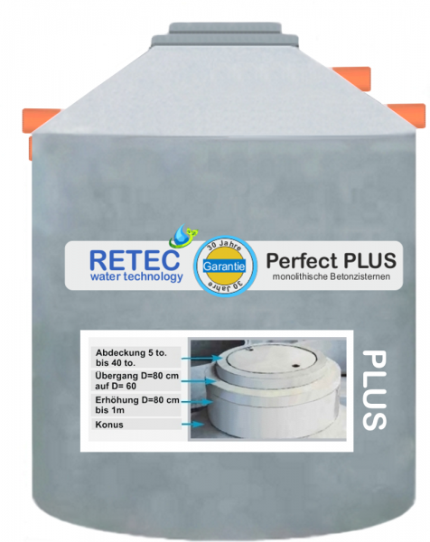 Betonzisterne Typ Perfect PLUS 5.600 L