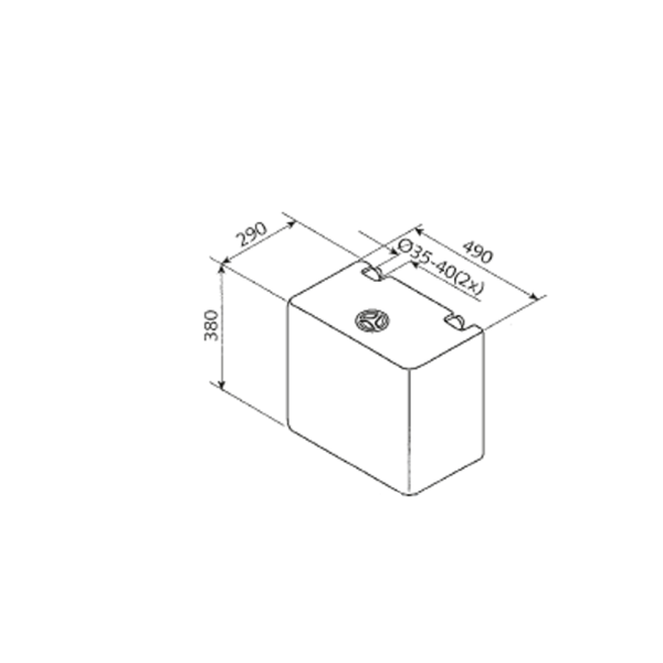 Universaltank 50l natur