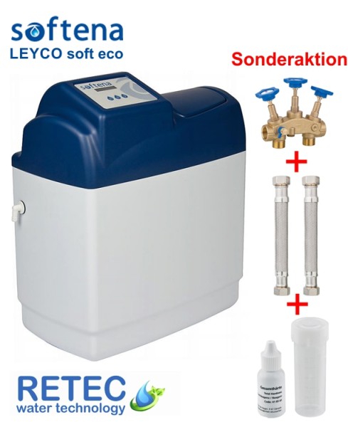 Aktionspaket Enthärtungsanlage Eco 15 Softena LEYCO Soft