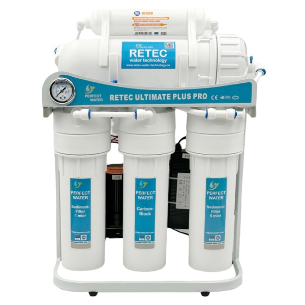 RETEC Ultimate PLUS PRO 400 GPD - Perfektes Wasser auf Knopfdruck
