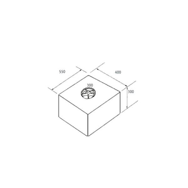 Universaltank 60l Typ 2 anthrazit