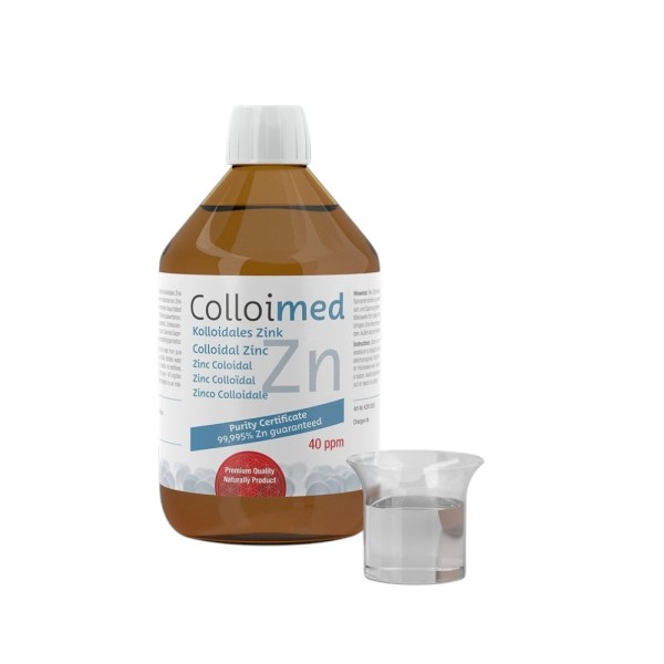 Kolloidales Zink 40ppm Zn 99,995% 500 ml