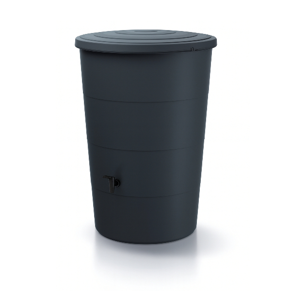 Regentonne Logos grau Kunststoff 160 liter Fassungsvermögen