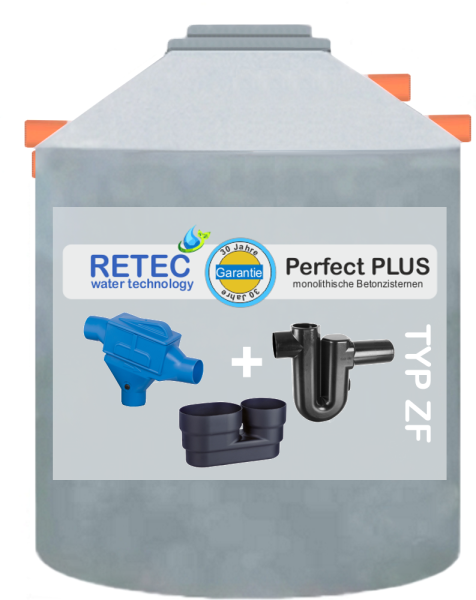 Betonzisterne Typ Perfect PLUS ZF 9200 L 5 t. inkl. Transport und Versetzen