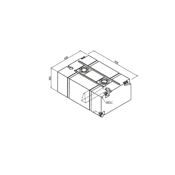 Universaltank 200l natur