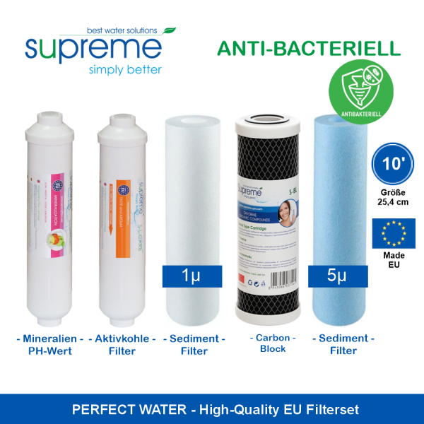 High Quality Hybrid Filterset 10' Filterung Mineralisierung Alkalisierung