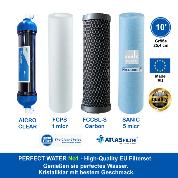 High Quality Filterset 10' Perfect Water No1