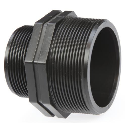 PP Doppelnippel reduziert AG/AG 3' x 2 1/2' PP *