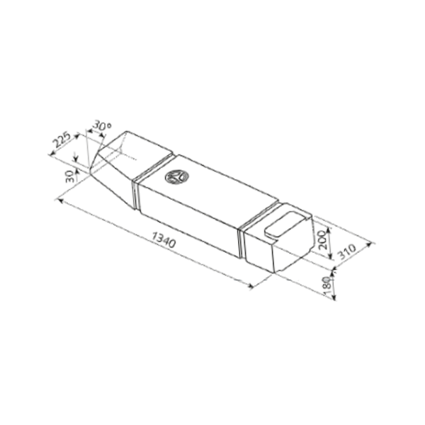 Wassertank 60l VW anthrazit