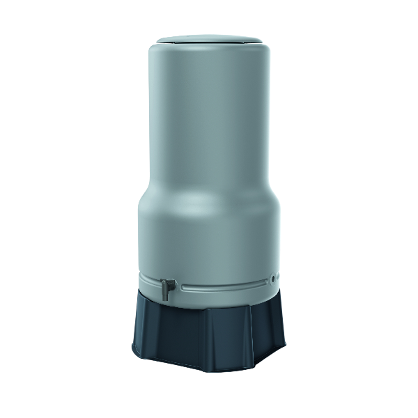 Regentonne Linea grau Kunststoff 200 Liter Fassungsvermögen