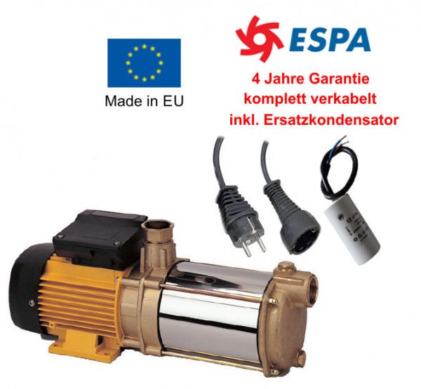 ESPA Aspri 15-4 B ohne Pumpensteuerung mit Ersatzkondensator frachtfrei