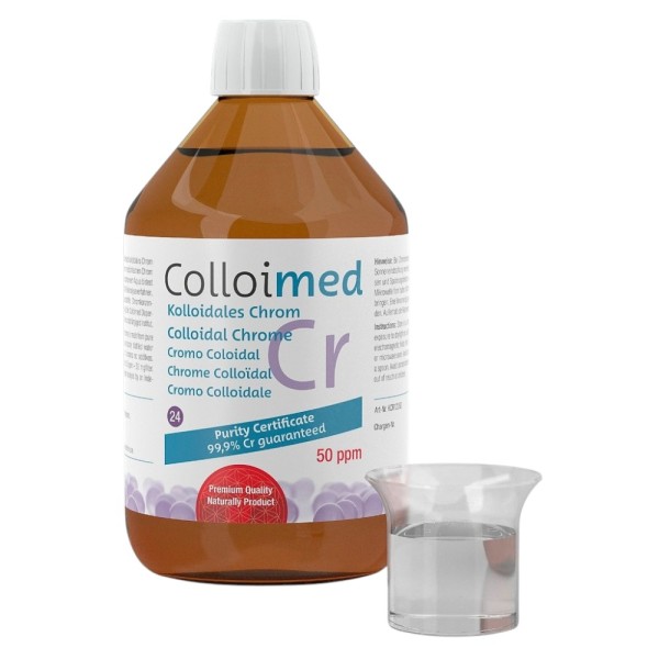 Kolloidales Chrom 50 ppm Cr 99,9 % 250 ml