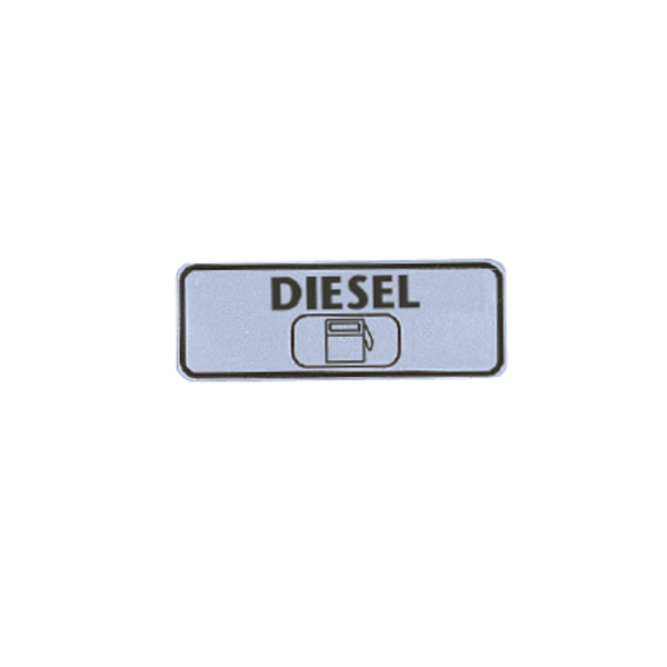 Hinweisschild selbstklebend Zoll DIESEL Zoll