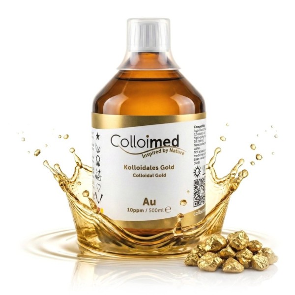 Kolloidales Gold 10 ppm Hochvolt-Verfahren 500 ml