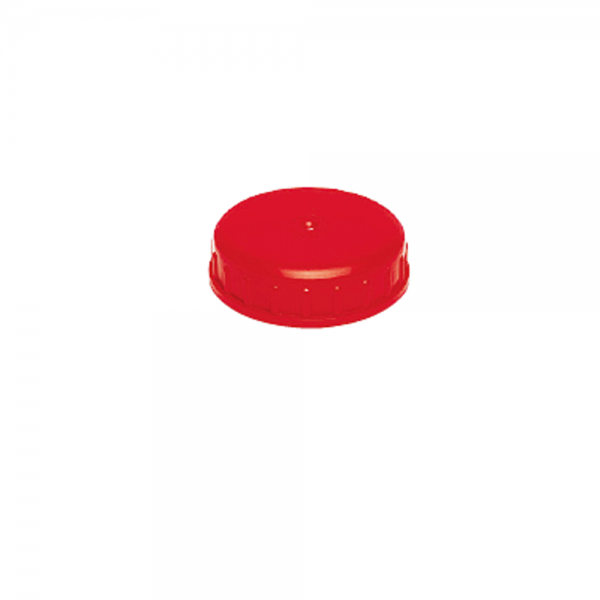 Schraubdeckel AG D= 100mm mit Dichtung rot