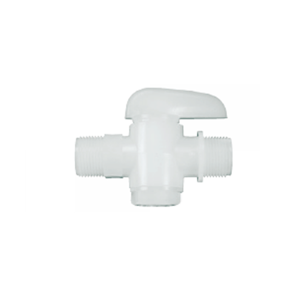 Absperrventil PE 1/2 ZollA x 10/12mm