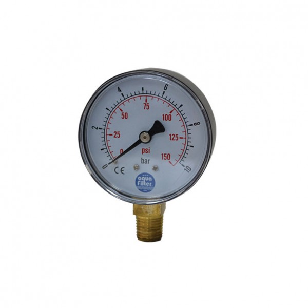 Manometer 1/4 Zoll Außengewinde Messbereich 0 - 10 bar