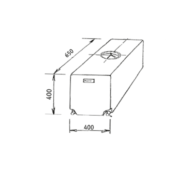 Universaltank 95l anthrazit