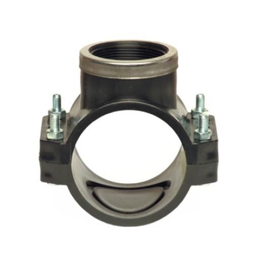 PP Anbohrschelle mit Verstärkungsring PN10, 40x3/4'