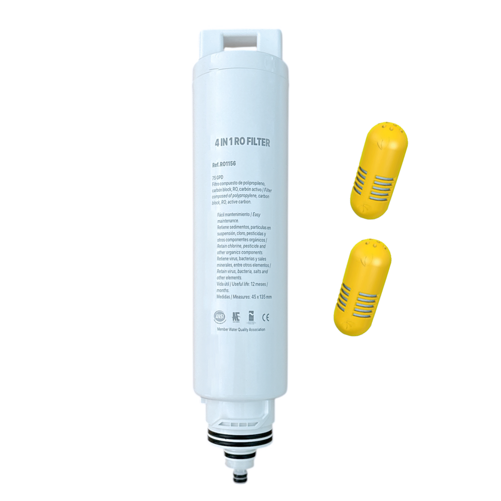 BLANCO AktivBio Filter Set - 4 Stück Für 8 Liter Deckel (Jahresbedarf)