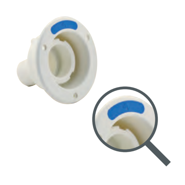 Wasser-Einfüllstutzen 40mm weiß