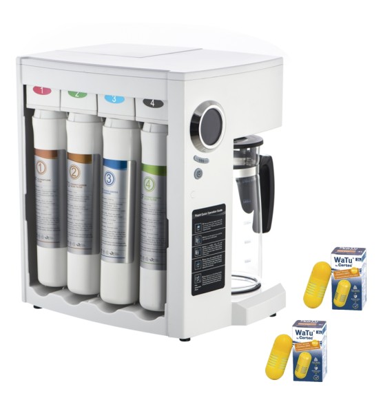 ROPOT Elegance Kflow Osmoseanlage Auftischgerät 90 GPD Weiss