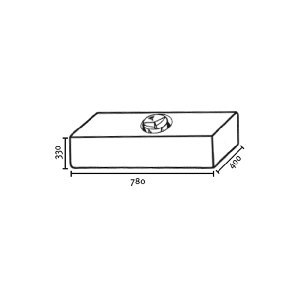 Universaltank 97l anthrazit